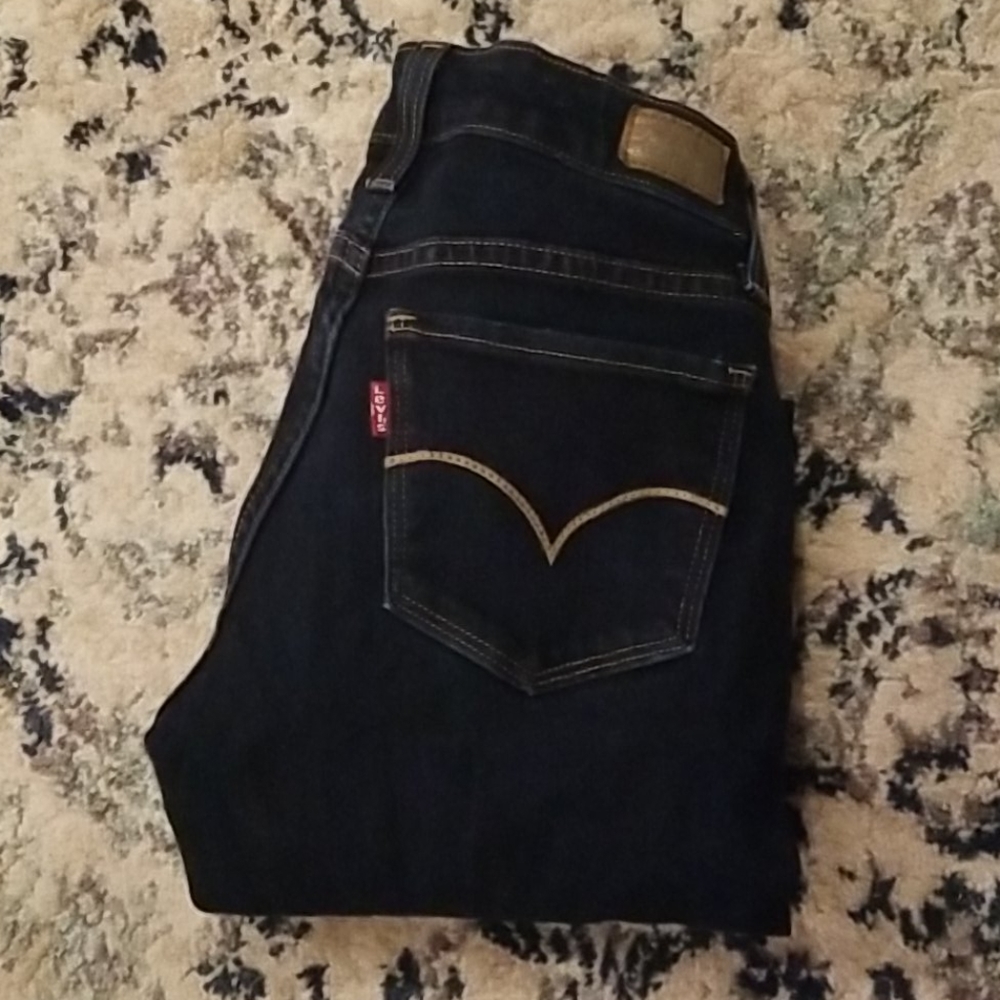 Dark Wash Skinny Levi Jeans